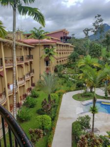 View from hotel in La Fortuna